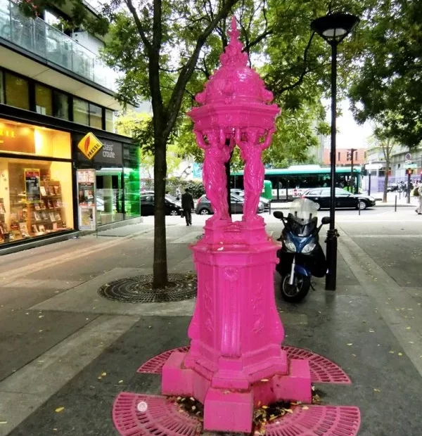 Pink Wallace Fountain