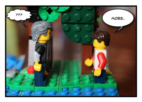 Father and Son Lego Social Distancing 4