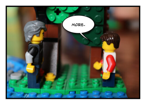 Father and Son Lego Social Distancing 5