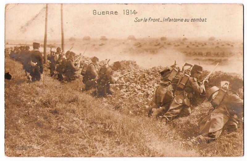 Guerre 1914 Sur le front recto