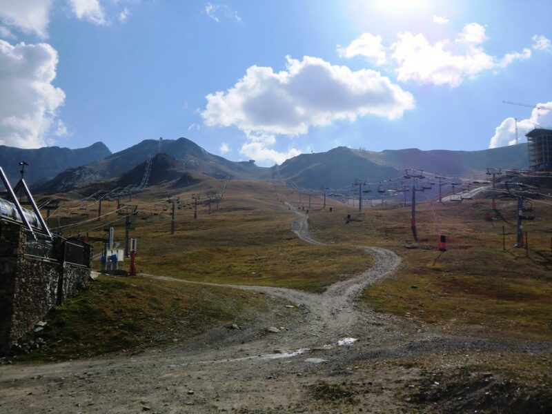 Pas de la Case Ski Slopes during Summer