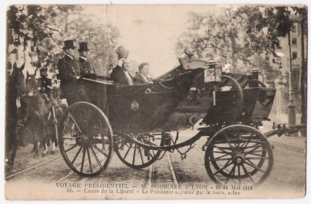 voyage presidentiel poincare a lyon mai 1914